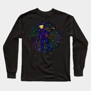 Ray gun astronaut Long Sleeve T-Shirt